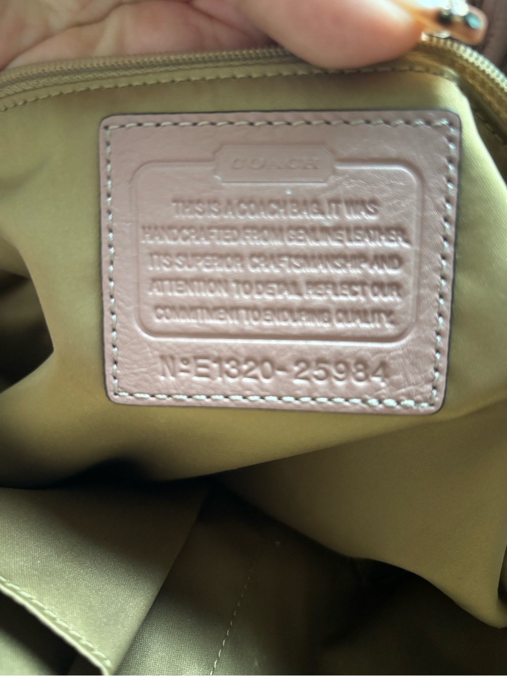 Pink Coach Bag - Picture 4 of 4